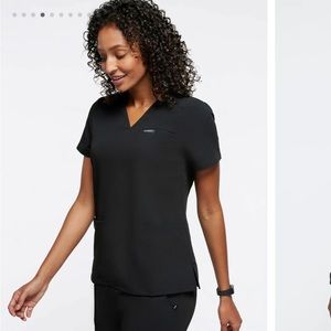 Jaanuu black scrub top XL